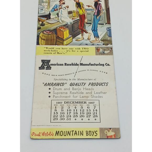 Vtg American Rawhide Manufacturing Co Chicago Ill Ink Blotter Advertisement - Picture 3 of 6